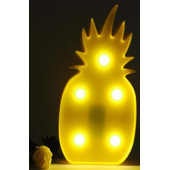 Ananas Şeklinde Ledli Dekoratif Eğlenceli Çocuk Gece Lambası - 1