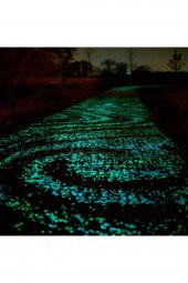 Gece Karanlıkta Işık Vererek Parlayan Dekoratif Çakıl Taşları - 2