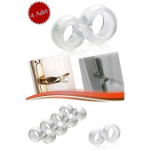 Silikon Kapı & Pencere Vurma Önleyici Stoper Kapı Tamponu 4 Adet - 1