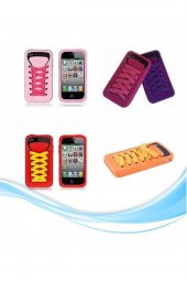 Apple Iphone 4g Cep Telefonu Koruyucu Kılıfı Bağcık Dizaynlı Kab - 1