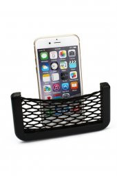 Araç Içi Fileli Pratik Göz Telefon Için Yapışkanlı Fileli Ceplik - 2