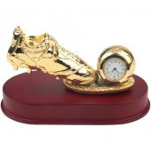 Altın Ayak Figürlü Saatli Masa Seti - 1