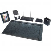 Toplam 6 Parça Deri Masa Sümeni - 1