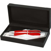 Kırmızı 2li Roller ve Tükenmez Kalem - 1