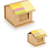 Kraft not kağıdı ve Renkli yapışkanlı notluklu Geri Dönüşümlü Notluk - 1