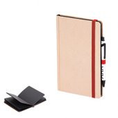 Siyah İç Sayfalı Kraft Sert Kapak Defter ( 9 x 14 cm ) - 64 yaprak - 1