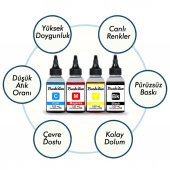 Epson L3050 Uyumlu Mürekkep Seti (4x100 ml) - 7