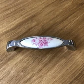 Nobel Porselen Kulp 128mm Pembe Çiçekli (2 Adet) thumbnail 1