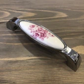 Nobel Porselen Kulp 128mm Pembe Çiçekli (2 Adet) thumbnail 3