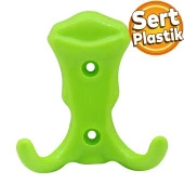 Martı Duvar Vestiyer Portmanto Askısı Dolap Elbise Askılığı Yeşil Plastik Askı Askılık thumbnail 1