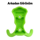 Martı Duvar Vestiyer Portmanto Askısı Dolap Elbise Askılığı Yeşil Plastik Askı Askılık thumbnail 4