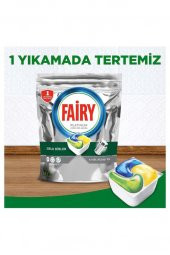 Fairy Platinum 180li  Bulaşık Makinesi Deterjanı Tablet Limon Kokulu 90x2 - 3