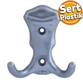 Martı Duvar Vestiyer Portmanto Askısı Dolap Elbise Askılığı Gri Plastik Askı Askılık thumbnail 1