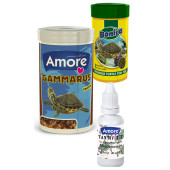 Amore Gammarus Kaplumbağa Yemi 1Lt, 250ml Turtle Sticks Bonisa, Multivitamin - 1