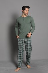 BLUES MODA IŞILAY ÖZEL ÜRETİM PİJAMA TAKIMI - 1