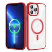 Vendas iPhone 13 Pro Max Uyumlu (13 Pro Max) Ege Serisi Magsafe Wireless Şarj Özellikli Silikon Kılıf - 8