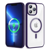 Vendas iPhone 13 Pro Uyumlu (13 Pro) Ege Serisi Magsafe Wireless Şarj Özellikli Silikon Kılıf - 1