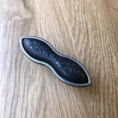 Antik Gümüş Siyah Porselen Kulp 16-32mm (2 Adet) thumbnail 1