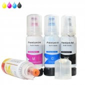 Epson L3250 için Mürekkep 4x500 ml + Kilitli Kapaklı Mürekkep Seti - 6