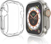 Gpack Apple Watch Ultra 49mm Kordon Önü Kapalı Renkli Silikon - 4