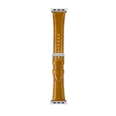 Smcase Apple Watch 1 2 3 4 5 6 Series 40 mm Kordon Delikli Deri Dikiş Metal Tokalı - 6