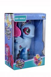Horse Baby Pony Karakter Ve Tac Tarak Seti Mavi - 1