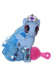 Horse Baby Pony Karakter Ve Tac Tarak Seti Mavi - 2