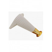 15 CM BEYAZ GOLD MOBİLYA BAZA KOLTUK AYAK 006 - 1