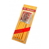 Sürbisa 61007 Sarı Sürmene 6'lı Meyve Bıçağı - 1