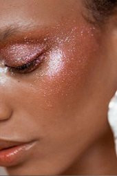 Pudra Göz Simi, Yüz ve Vücut Parıltısı, Party Glitter Makyaj Simi 5 ML - 1