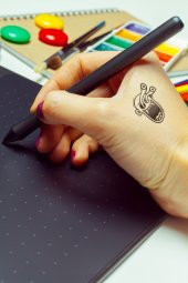 Canavar Geçici Dövme,Geçici Tattoo ,Vücut Dövme,Kol Bilek Dövme,Boyun Dövme,Sırt Dövme - 1