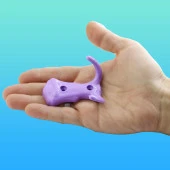 Martı Duvar Vestiyer Portmanto Askısı Dolap Elbise Askılığı Lila Renk Plastik Askı Askılık - 3