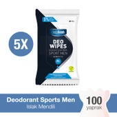 Deep Fresh Deodorant Mendil Sport Men 5 x 20 Yaprak - 1