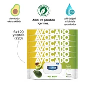 Deep Fresh Doğal Özler Avokado Islak Mendil 6 x 120 Yaprak - 8