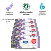 Deep Fresh Maxi Pack Islak Mendil Lavanta 5 x 144 Yaprak thumbnail 8