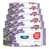 Deep Fresh Maxi Pack Islak Mendil Lavanta 5 x 144 Yaprak thumbnail 2