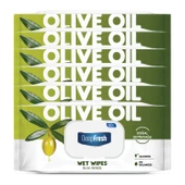 Deep Fresh Doğal Özler Zeytinyağı Islak Mendil 6 x 120 Yaprak - 2