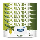 Deep Fresh Doğal Özler Zeytinyağı Islak Mendil 6 x 120 Yaprak - 7