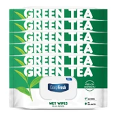 Deep Fresh Doğal Özler Yeşil Çay Islak Mendil 6 x 120 Yaprak - 2