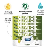 Deep Fresh Doğal Özler Zeytinyağı Islak Mendil 6 x 120 Yaprak - 8