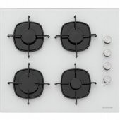 Silverline BO6502W02 - CS5335W01 Beyaz Cam Ankastre Set thumbnail 3