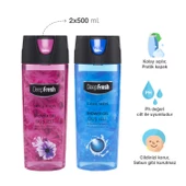 Deep Fresh Pratik Kapaklı Erkek & Kadın Duş Jeli Juicy Lady ve Cool Men 500 ml x 2 Adet - 2