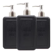 Savon De Royal Savon Pur Luxury Vegan Sıvı Sabun Siyah 3 x 500 ml - 1