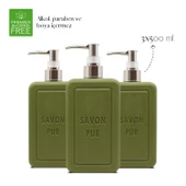Savon De Royal Savon Pur Luxury Vegan Sıvı Sabun Yeşil 3 x 500 ml thumbnail 2