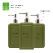 Savon De Royal Savon Pur Luxury Vegan Sıvı Sabun Yeşil 3 x 500 ml thumbnail 6