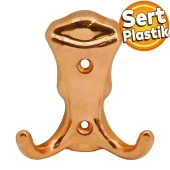 Martı Duvar Vestiyer Portmanto Askısı Dolap Elbise Askılığı Bakır Renk Plastik Askı Askılık - 1