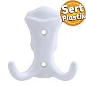 Martı Duvar Vestiyer Portmanto Askısı Dolap Elbise Askılığı Beyaz Renk Plastik Askı Askılık - 1