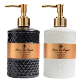 Savon De Royal Luxury Vegan Sıvı Sabun Black ve White Pearl 500 ml x 2 Adet - 4