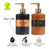 Savon De Royal Luxury Vegan Sıvı Sabun Black ve Eden's Pearl 500 ml x 2 Adet thumbnail 2