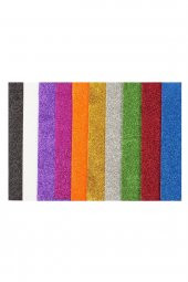 Simli Yapışkanlı Eva 35x50cm Karışık 10 Renk - 1